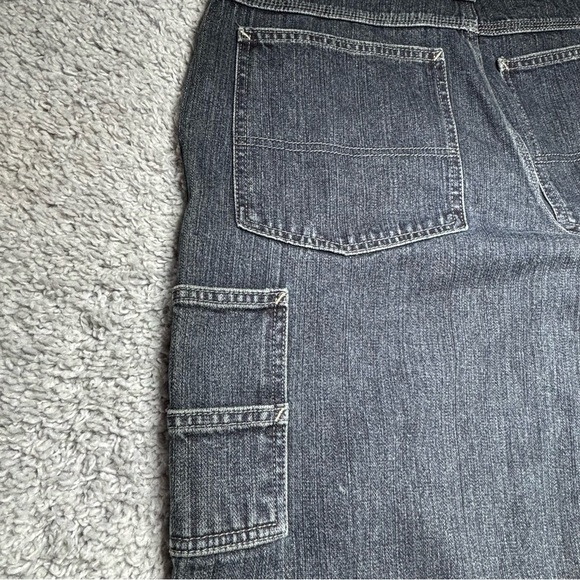 Wrangler Jeans Mens 32 x 30 Baggy 10 Pocket Design Wide Leg Y2K Style Streetwear - Picture 4 of 7